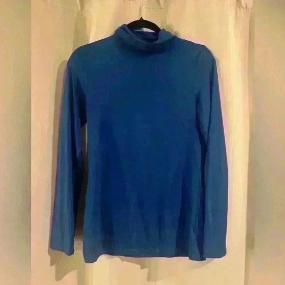 Doublju Tops - Women’s Blue Doublju Turtleneck Top